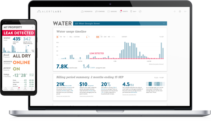 Alert Labs dashboard