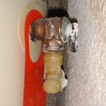 Temperature and Pressure relief valve capped.