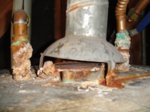 Water heater rust