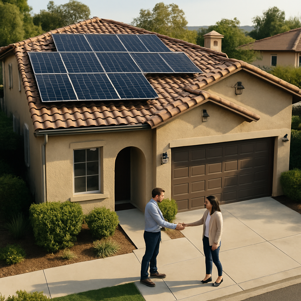 a Typical Southern California Stucco House with a Tile Roof - the Real Estate Inspection Company
