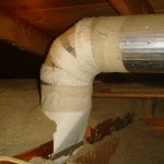 Asbestos covered duct