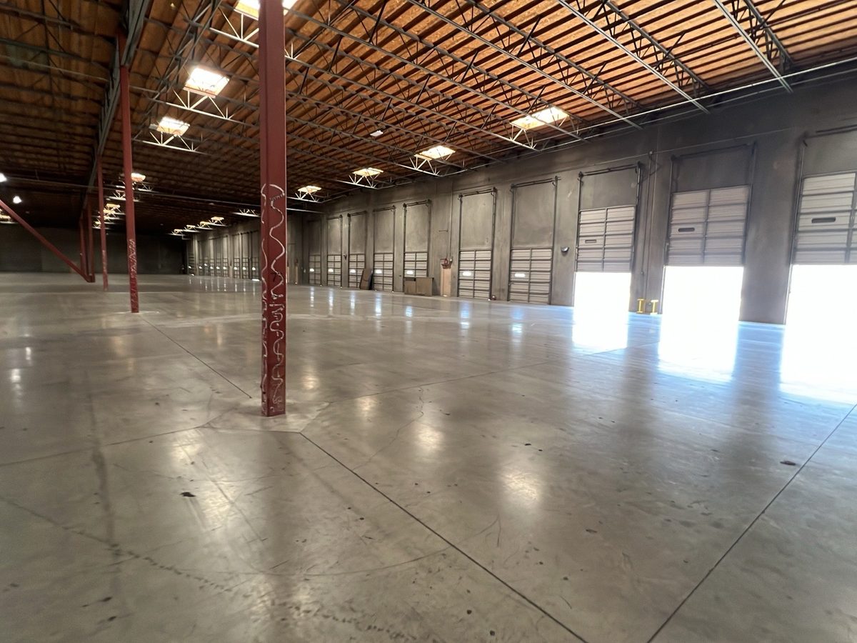 Warehouse Interior, commercial property inspected by The Real Estate Inspection Company in Southern California
