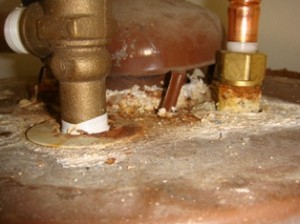 Corrosion at Water Heater